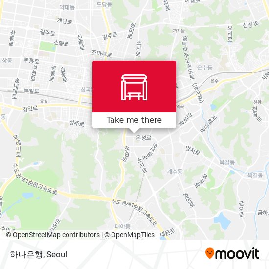 하나은행 map