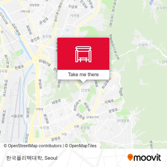 한국폴리텍대학 map