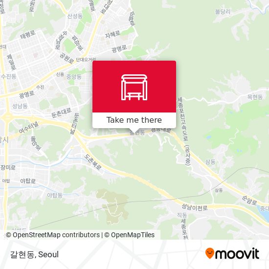 갈현동 map