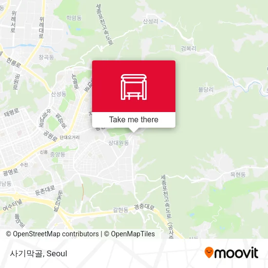사기막골 map