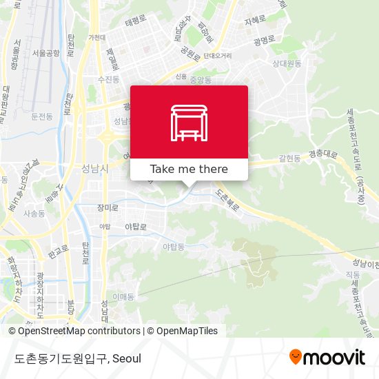 도촌동기도원입구 map