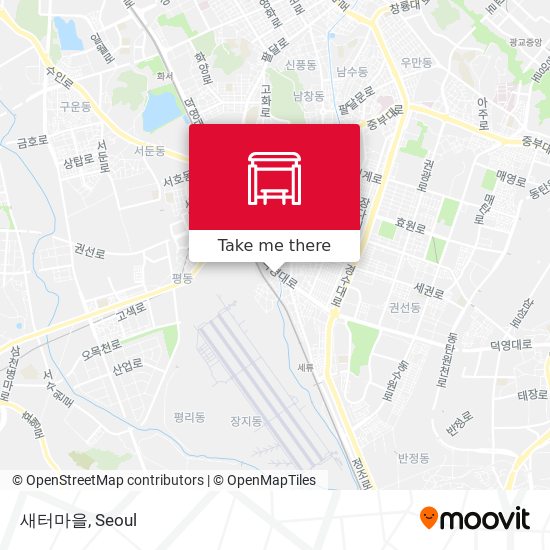 새터마을 map