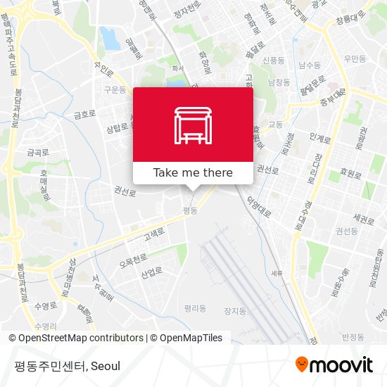 평동주민센터 map
