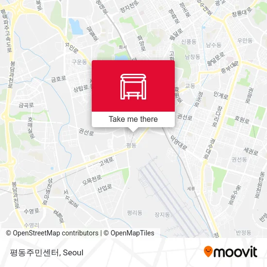 평동주민센터 map