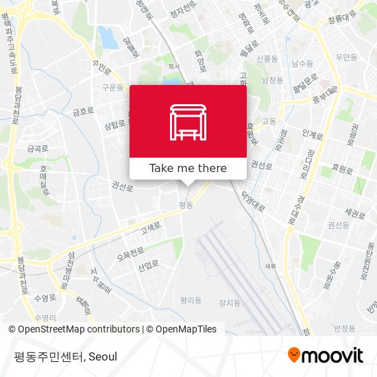 평동주민센터 map