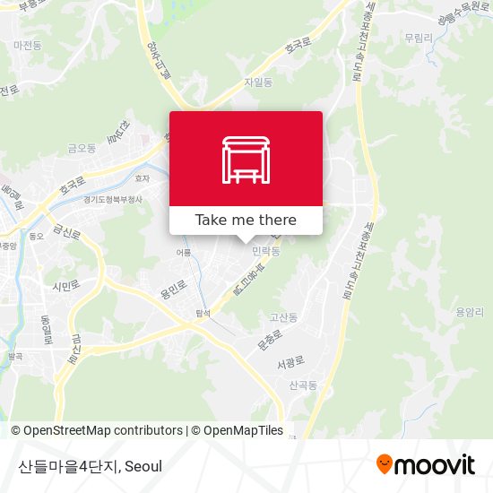 산들마을4단지 map