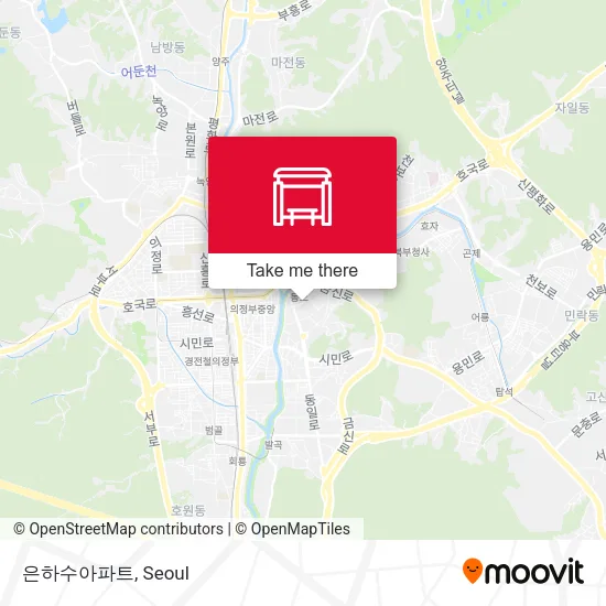 은하수아파트 map