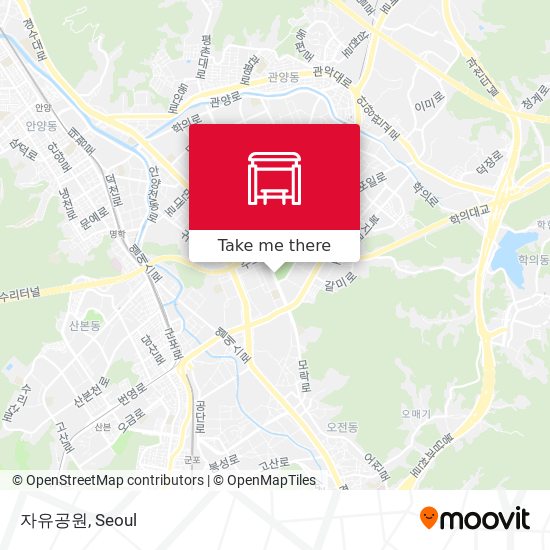 자유공원 map