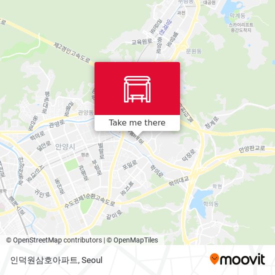 인덕원삼호아파트 map