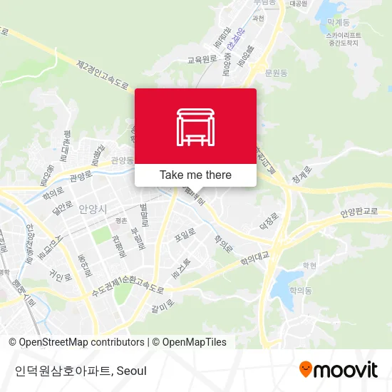 인덕원삼호아파트 map