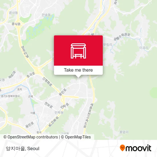 양지마을 map
