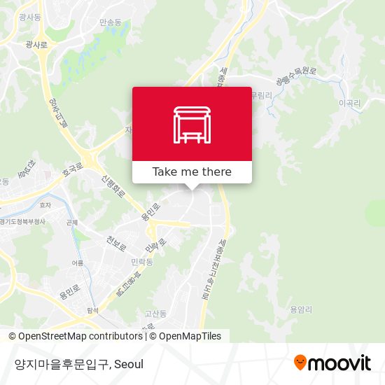 양지마을후문입구 map