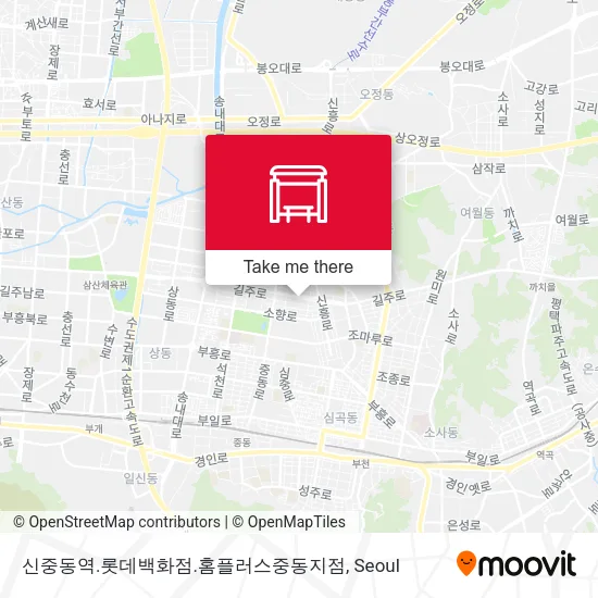 신중동역.롯데백화점.홈플러스중동지점 map