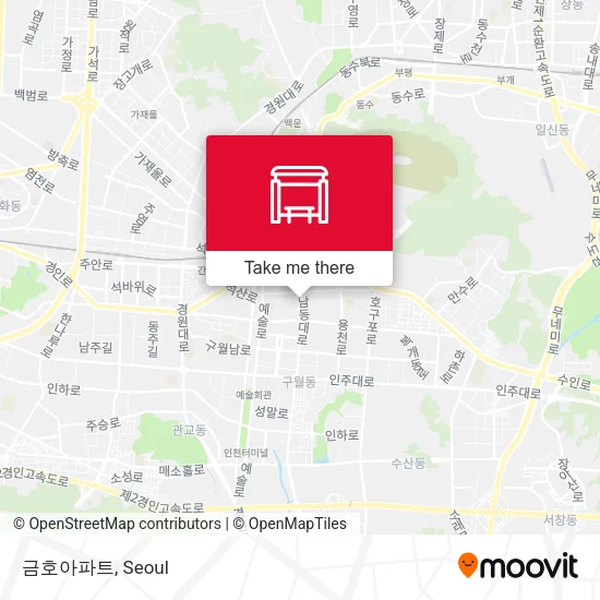 금호아파트 map