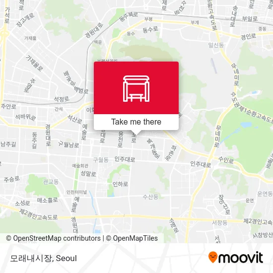 모래내시장 map