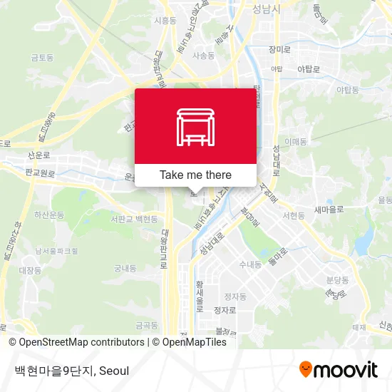 백현마을9단지 map
