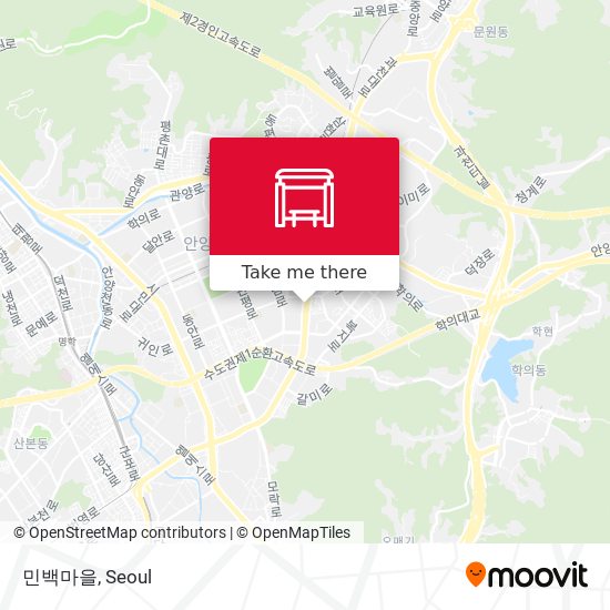 민백마을 map