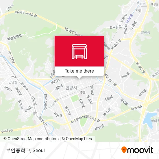 부안중학교 map