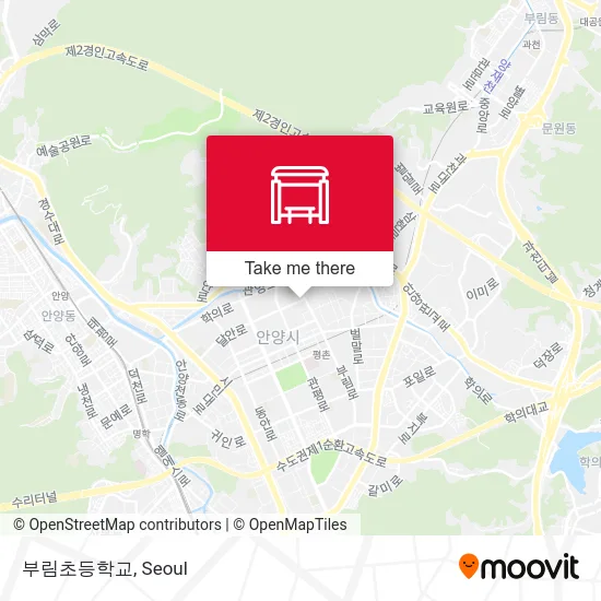 부림초등학교 map