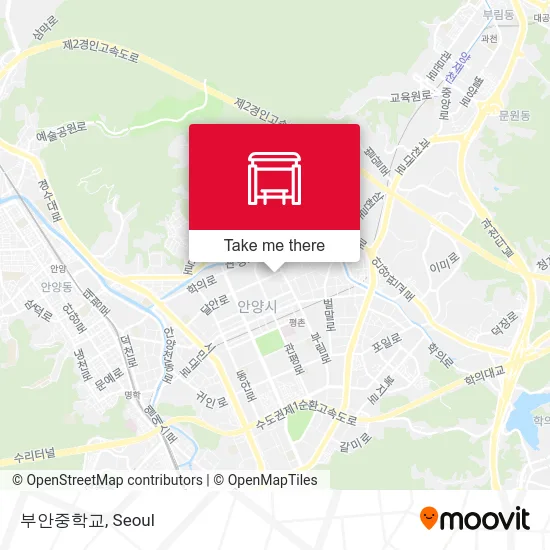 부안중학교 map