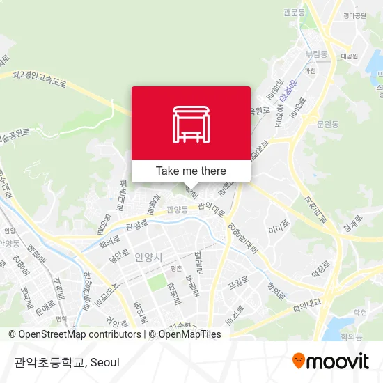 관악초등학교 map