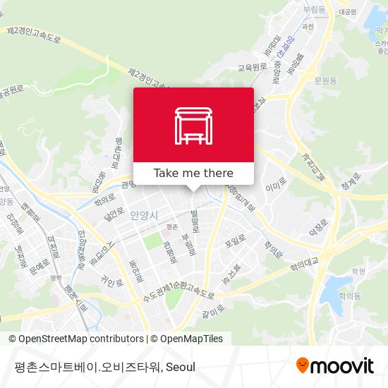 평촌스마트베이.오비즈타워 map
