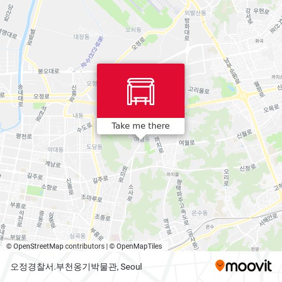 오정경찰서.부천옹기박물관 map