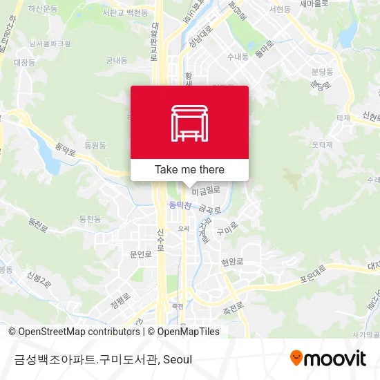 금성백조아파트.구미도서관 map