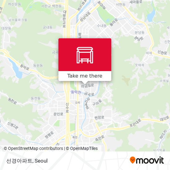 선경아파트 map