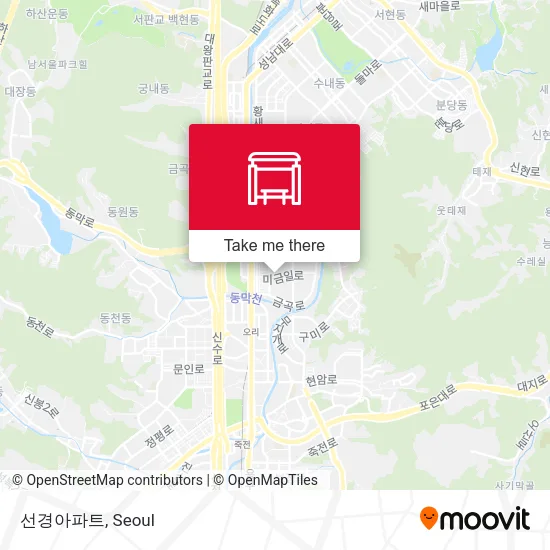 선경아파트 map