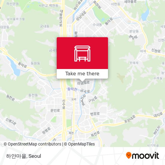 하얀마을 map