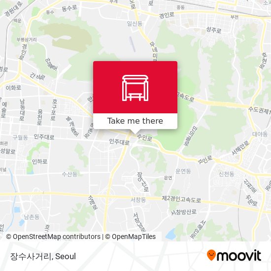 장수사거리 map