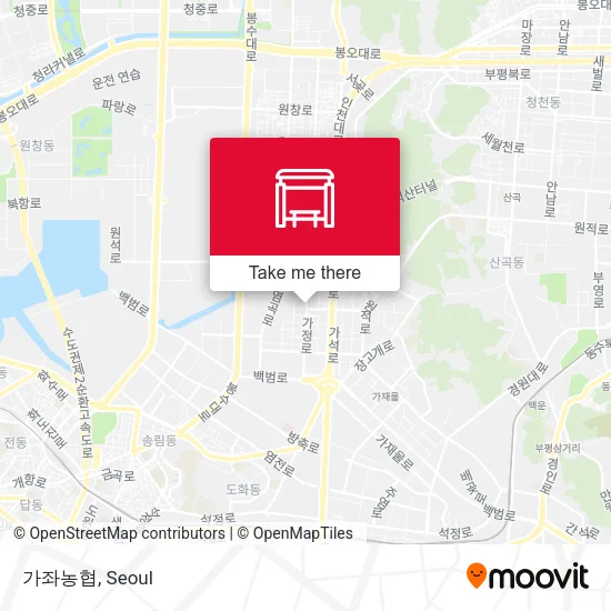 가좌농협 map