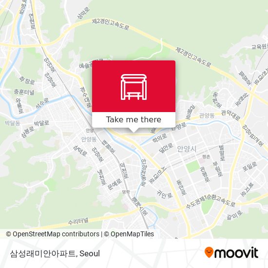 삼성래미안아파트 map