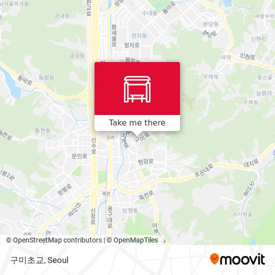 구미초교 map