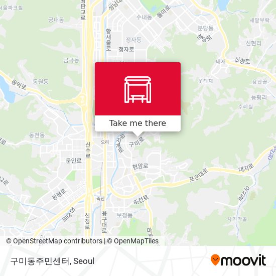 구미동주민센터 map