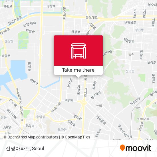 신명아파트 map