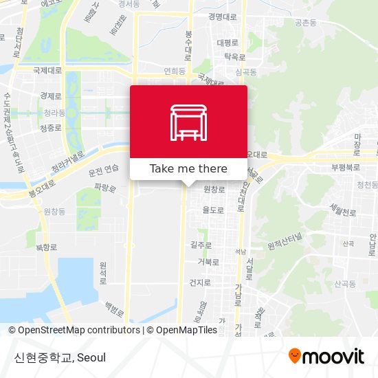 신현중학교 map