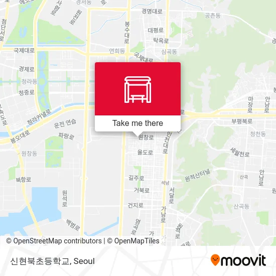 신현북초등학교 map