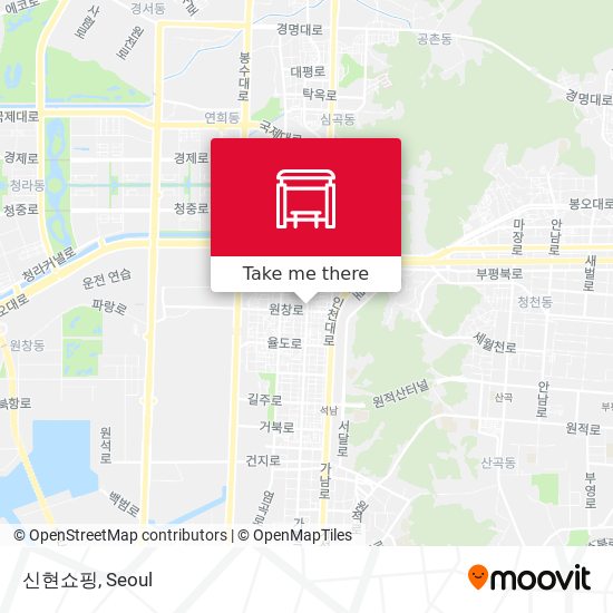 신현쇼핑 map