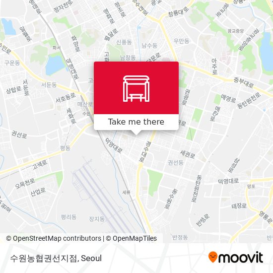 수원농협권선지점 map