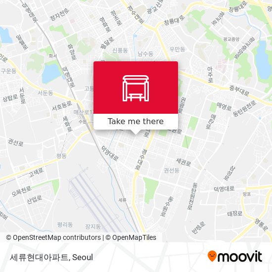 세류현대아파트 map