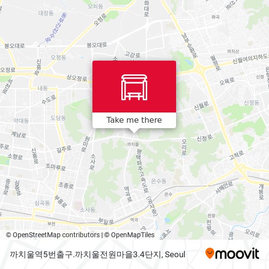 까치울역5번출구.까치울전원마을3.4단지 map