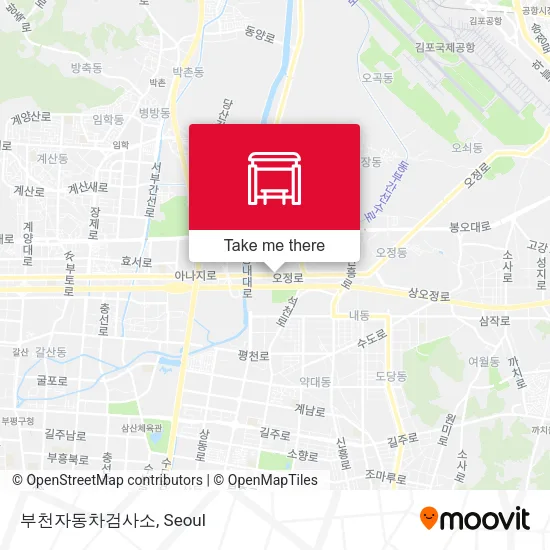 부천자동차검사소 map