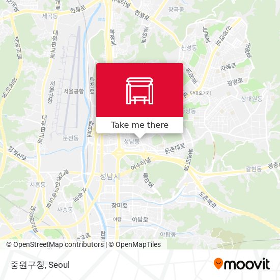 중원구청 map
