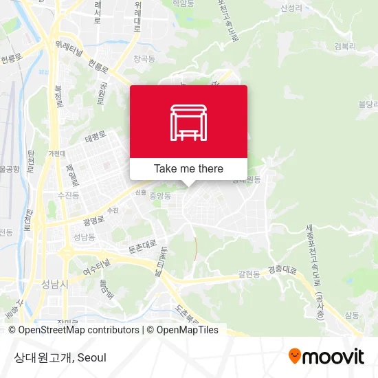 상대원고개 map