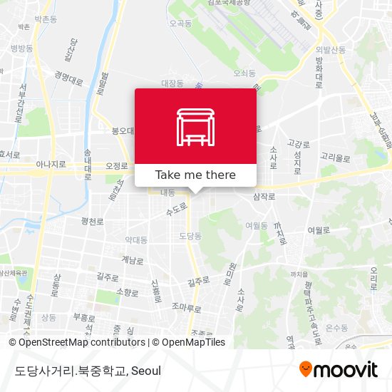도당사거리.북중학교 map