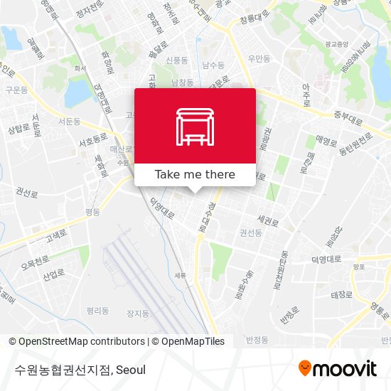 수원농협권선지점 map