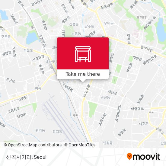신곡사거리 map