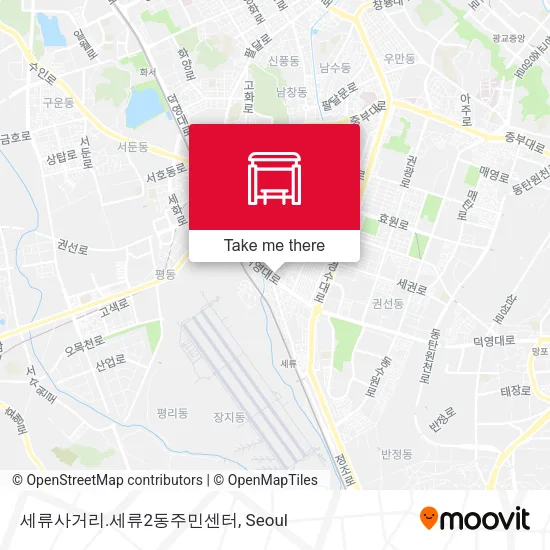 세류사거리.세류2동주민센터 map